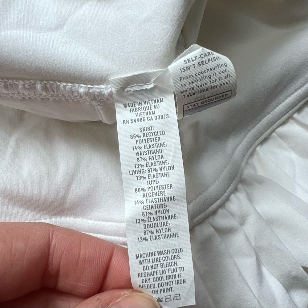 OFFLINE By Aerie All‎ Aces Tennis Skort Pleated White M - Picture 11 of 11